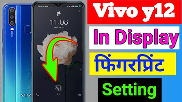 Vivo y12 display fingerprint lock setting | Vivo y12 mobile me display fingerprint lock kaise lagaye