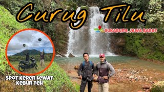 CURUG TILU SUKABUMI | Melintasi Kebun Teh Holipet Sentral, Kabandungan, #Kab.SUKABUMI #JawaBarat