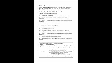 How to Get Class2 digital Signature Certificate