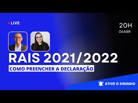 RAIS 2021/2022 I COMO PREENCHER A DECLARAÇÃO