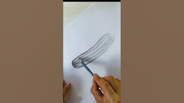 How To Draw A Cucumber |Step by step |Cucumber Drawing |#short #easy #cucumber