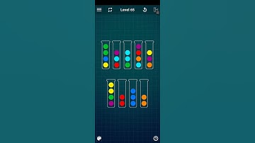 Ball Sort Puzzle  Level 65 || GAMEPLAY ||PLEASE SUBSCRIBE MY CHANNEL 🙏🙏🙏🙏