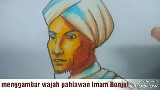 Menggambar Mewarnai Pahlawan Ibu Kartini Wajah Nasional Imam Bonjol Crayon