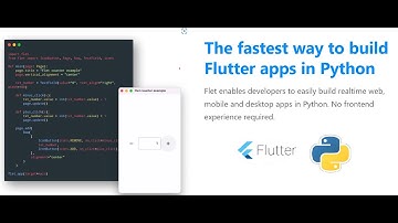 Flet Framework - (Flutter + Python)  (عربي)