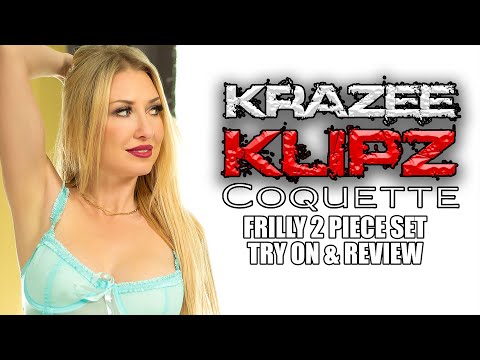 Krazee Klipz - Coquette Frilly 2 piece set Try On & Review