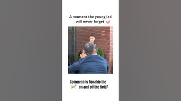 Cristiano Ronaldo beautiful moment with young fan #shorts #shortsvideo #shortsfeed #shortsyoutube