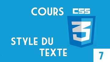 15 - HTML & CSS - Style du texte
