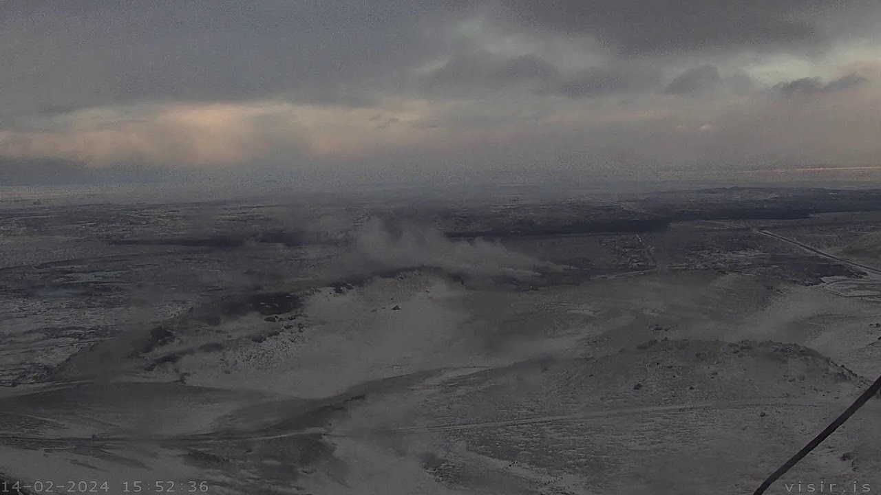 Live webcam from eruption in Reykjanes peninsula in Iceland YouTube