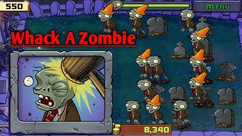Bonus Level Pvz 👾👀🧟‍♀️🌼 whack-a-zombie - Crazy Dave 🤯