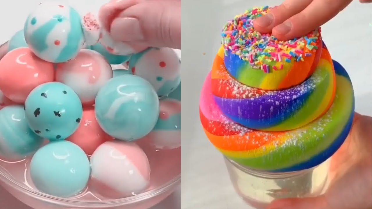 Relaxing Slime Compilation ASMR | Oddly Satisfying Video - YouTube