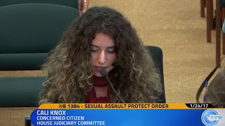 Testifying to Amend the Sexual Assault Protection Order (SAPO) Act in WA State 2017