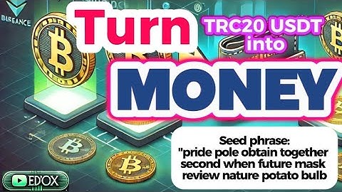 How to Monetize TRC20 USDT Using Seed Phrase | Step-by-Step Crypto Guide"