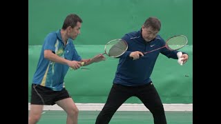 Badminton-Return Double Service Correction-You Must Do The Step One!
