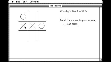 Apple Macintosh Longplay - Tic-Tac-Toe