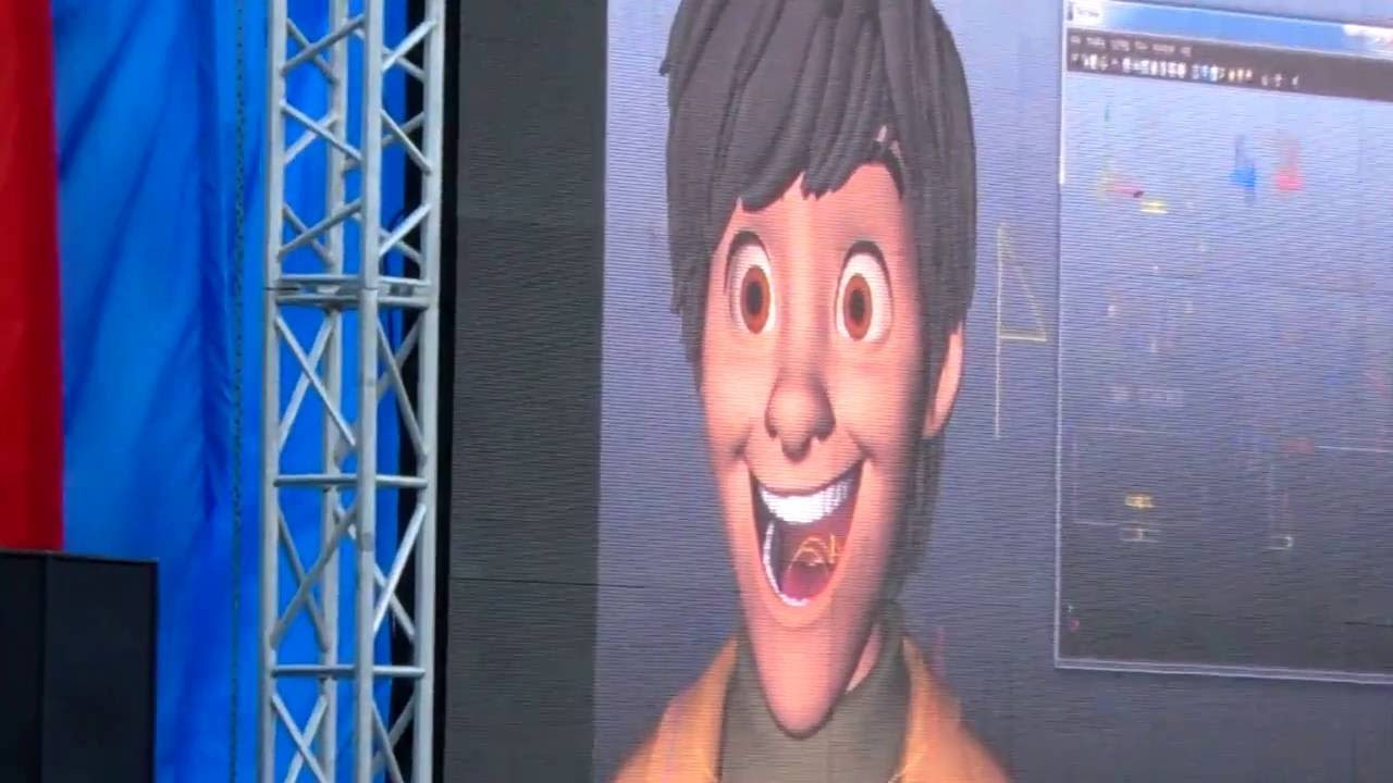 Выступление Алексея Богатырева от Wizart animation на день города