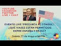 Pregunta al Cónsul ¿Qué viajes están permitidos entre España y EEUU?