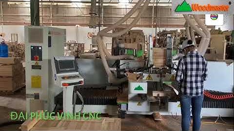 WOODMASTER. MÁY ĐÁNH MỘNG DƯƠNG CNC 2 Đầu 4 dao (Làm mộng khung , mộng vê cạnh)