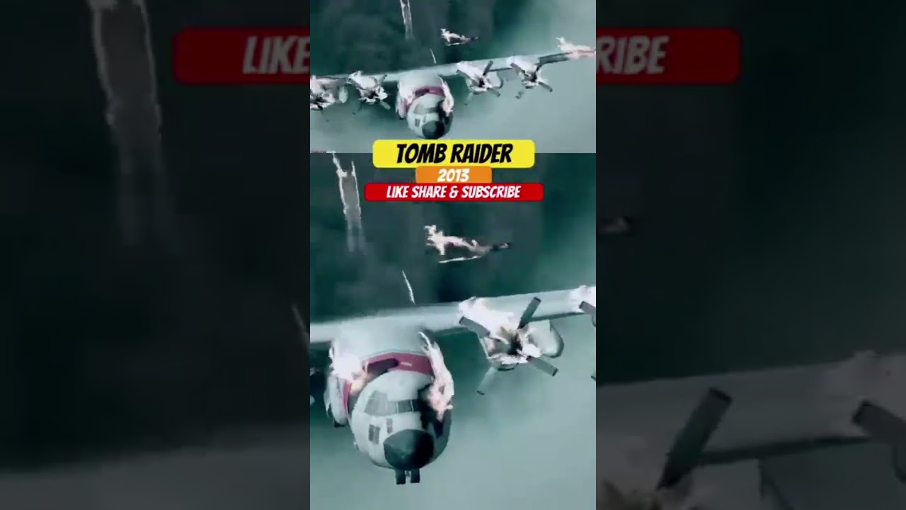 TOMB RAIDER 2013 | Lara Escapes Crashing Plane 💥