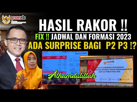 Horeee..‼️INFO JADWAL DAN FORMASI PPPK dan CPNS 2023 DARI PANITIA❗ADA YANG BARU