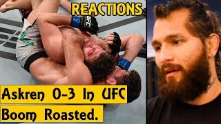 MMA Reacts / Roasts Ben Askren After Submission Loss to Demian Maia at UFC Singapore