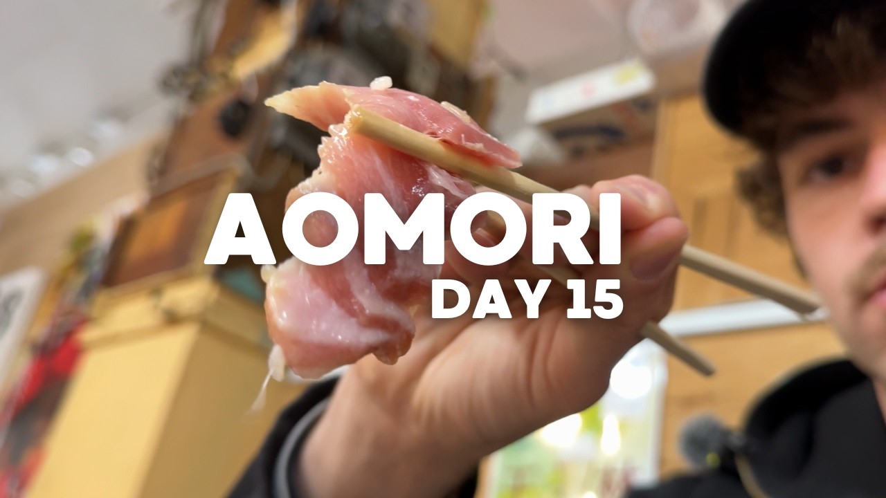 Sashimi Spettacularis al Mercato In Giappone | Aomori | DAILY VLOG 15