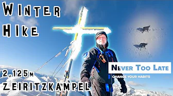 Winter hike | Zeiritzkampel to the summit | Snowplak