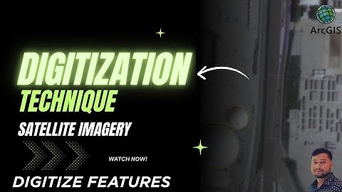 Arc GIS Tutorial ||  How to digitize features in Arc GIS || Digitization Technique in Arc GIS | Sate