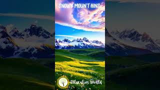 Relaxing Music with Beautiful Mountains Shorts Ever shorts viral songs mountains nature