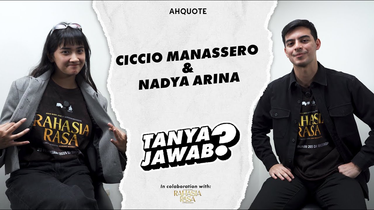 #TANYAJAWAB  Bareng Nadya Arina & Ciccio Manassero | Eps. 20