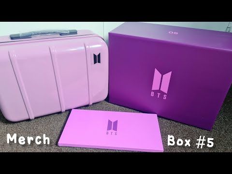 BTS Merch Box #5 Unboxing + What can fit? - YouTube