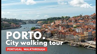 PORTO City walking tour 4K | The most beautiful city in Portugal, 2022