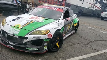 Cold start 3 Rotor 20b Formula Drift RX8, load up for St Louis Kyle Mohan Racing