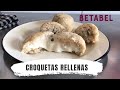 Croquetas de arroz rellenas de queso vegano