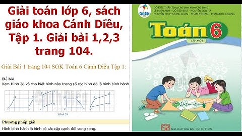 Giải toán lớp 6 tập 1 trang 104 bài 1 năm 2024