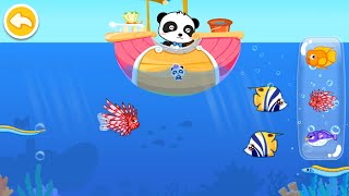 BAYI PANDA MEMANCING IKAN DI LAUT | GAME ANAK | BABYBUS INDONESIA screenshot 1