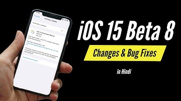 ios 15 beta 8 I All Change & Bug Fixes in Hindi I TechnoaddictsIndia