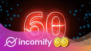 4K Neon Timer 1 Minute Countdown | Visit INCOMIFY