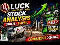 LUCK Stock Analysis Today | Lucky Cement Limited Update 5 April | Next Target &amp; Technical Outlook 📈