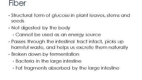 Carbohydrates - Part 1