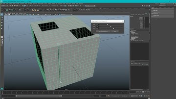 Maya Poly Tool R&D -  edge loop to panel line v1.02