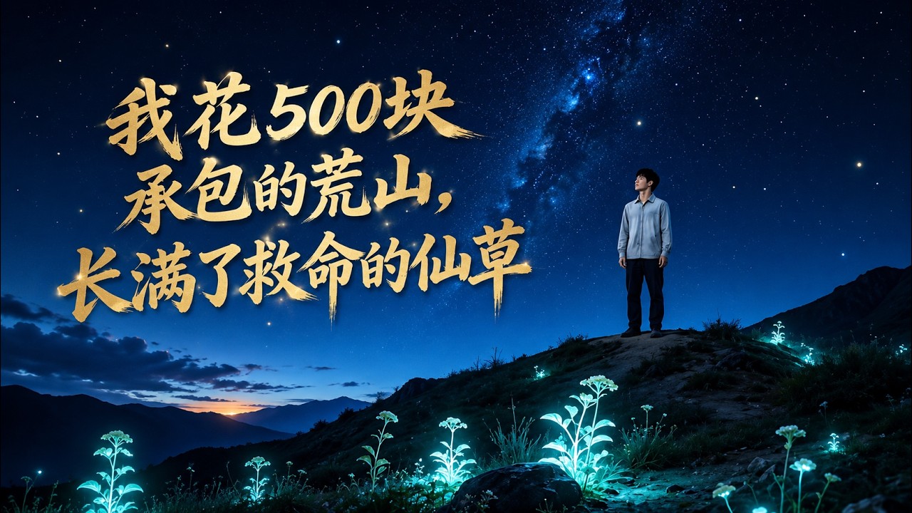 花500塊承包荒山，竟全是救命仙草