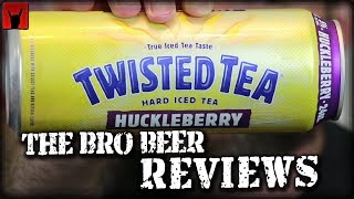Twisted Tea Huckleberry 5% abv - The Bro Beer Reviews