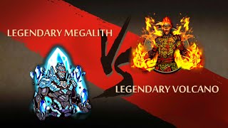 Shadow Fight 2 Legendary Megalith Vs Legendary Volcano