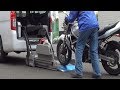 福祉車両にバイクを積んでみるテスト