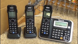 Panasonic KX-TG6841 DECT 6 Cordless Phone | Initial Checkout