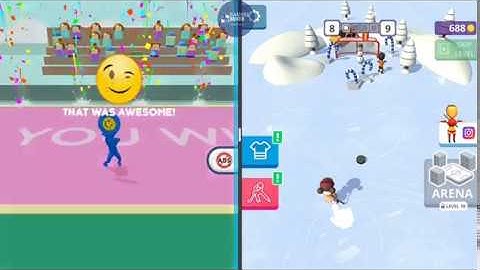 HAPPY HOCKEY V/S ULTIMATE DISC - COMPARE GAMEPLAY - 19 MARCH 2020 《GAMERZ TOPER》