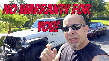 Jeep Gladiator Warranty Voided by Mods