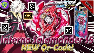 New Qr-CODE Inferno Salamander S5 - Beyblade Burst Rise