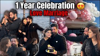 Abresh Ki Love Marriage 😍1 Year Celebration | Unexpected Surprise Ayesha | Fokats | Abresh \& Zeeshan