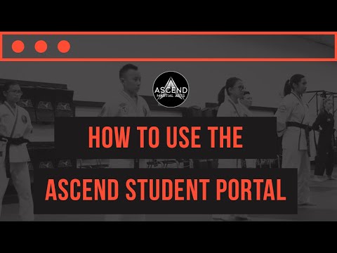 How to use the Ascend Student Portal